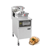 Nouvelle friteuse à poulet à pression électrique, panneau de commande informatisé, capacité de 25 L, acier inoxydable 304 pour la restauration rapide