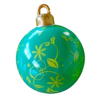 2024 60cm ballon de noël décorations d'arbre de noël atmosphère extérieure jouets gonflables pour la maison cadeau de noël ballon