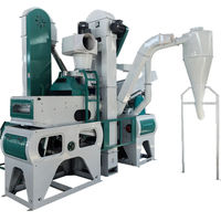 Équipement de traitement automatique combiné pour la coque de riz, machine à décortiquer le riz combinée compacte 5-en-1, capacité 20 TPD