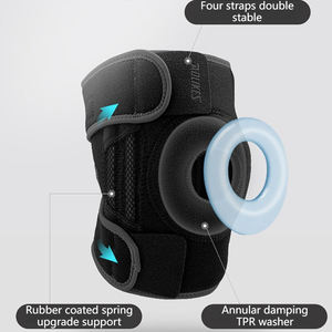 <span class=keywords><strong>AOLIKES</strong></span> Rodillera de rótula para mujeres y hombres 1PCS con estabilizadores laterales para soporte de rodilla y protección en correr y baloncesto - Product Image 6