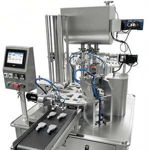 Remplisseuse et scelleuse automatique haute vitesse multifonctionnelle pour liquides, pour bols et gobelets en plastique, destinée aux aliments pour animaux, au beurre, aux légumes, aux fruits et à la purée de carottes - Product Image 4