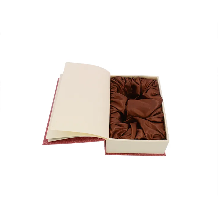 Custom Designer Fake Magnetische Chocolade Wimper Boek Vormige Decoratieve Cadeau Opbergdoos Verpakking Luxe