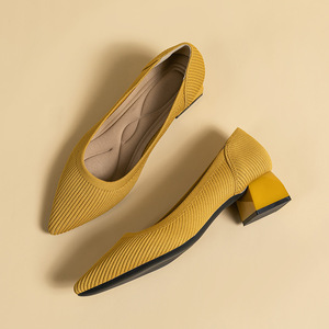 <span class=keywords><strong>Scarpe</strong></span> da Lavoro <span class=keywords><strong>Nere</strong></span> da Donna 1508 con <span class=keywords><strong>Tacco</strong></span> Largo a Blocco, Punta Affusolata, Traspiranti, Senza Lacci, <span class=keywords><strong>Tacco</strong></span> <span class=keywords><strong>Basso</strong></span> - Product Image 2