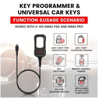 Programador de Llaves LAUNCH X-431, Juego de 4 Llaves, Herramientas de Programación IMMO, Compatible con X431 PAD V/ IMMO ELITE/ PLUS /PROG 3