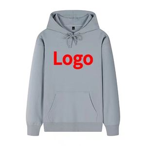 High Quality Men's Casual Oversize Full Zipper Hoodie: 2023 Custom Logo 3D Puff Printing Hoodie - Product Image 4