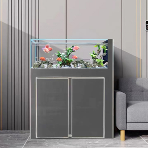 ตัวกรองตู้ปลาขนาดเล็กทำจากแก้วสีขาวพิเศษพร้อมตู้ด้านล่างอุปกรณ์สำหรับตู้ปลา - Product Image 4