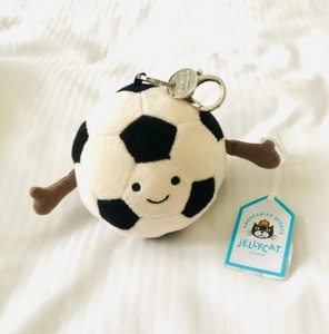 Jellycats UK, style identique, pendentif ballon <span class=keywords><strong>de</strong></span> football en peluche <span class=keywords><strong>pour</strong></span> bébé, rembourré en coton PP, <span class=keywords><strong>cadeau</strong></span> à suspendre au sac - Product Image 6
