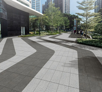 Brique réfractaire antibactérienne de 18mm pavé mural extérieur écologique de qualité supérieure pour jardin parc cour 300 600mm traditionnel