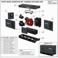 Générateur diesel de type ouvert super silencieux, alimenté par un moteur Cummins Weichai Yuchai Shangchai SDEC, 560 kW 700 kVA 700 kW 800 kVA