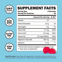 Gummies de glycinate de magnésium avec vitamines pour adultes, fabrication OEM/ODM, marque privée – Végétarien et végétalien