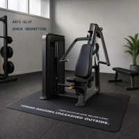 Tapis de sol antidérapant durable pour équipement de gym, sur mesure, absorbant les chocs, pour équipement de sport commercial et domestique