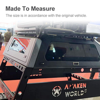 Hard top en alliage d'aluminium imperméable 4x4 avec coque rigide pour Toyota Tacoma 2016-2023, camionnette 5 pieds (coque de camping-car)