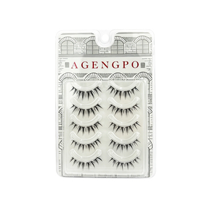 <span class=keywords><strong>Faux</strong></span> <span class=keywords><strong>cils</strong></span> de luxe monobloc en fibres végétales naturelles, tige transparente, <span class=keywords><strong>cils</strong></span> paresseux, vente en gros, OEM, logo personnalisé, marque privée, en bande - Product Image 6