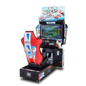 เครื่องเกมแข่งรถ OutRun แบบหยอดเหรียญเชิงพาณิชย์ หน้าจอ HD 32 นิ้ว เครื่องจำลองการขับขี่สำหรับศูนย์เกม - Product Image 1