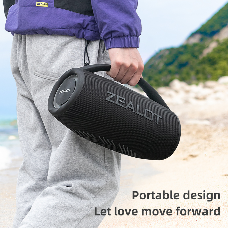 Zealot-ポータブルBluetoothスピーカー,強力な低音デバイス
