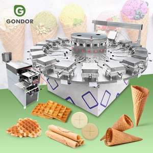 Máquina Automática para Hacer Conos de Helado, Máquina de Producción de Waffles, Multifuncional, Alta Productividad, Acero Inoxidable 304 - Product Image 1