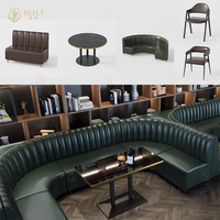 Mobilier moderne et écologique en bois massif pour hôtel commercial luxe Café-restaurant Mobilier pour restaurant Banquette-lit Chaise de table