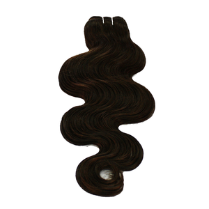 Extensions de cheveux vierges brésiliennes vietnamiennes 100% non traitées, ondulation naturelle, sans colle # 4 paquets de chocolat brun - Product Image 1