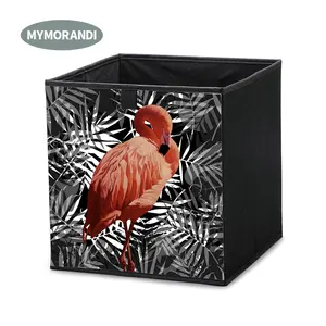 Foldable Storage Box Unicorn Design Kid Toy Clothes Cardboard Boxes Foldable Fabric Organizer Storage Cube Box