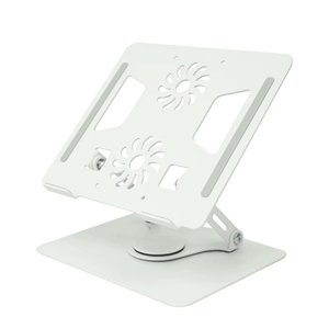 Soporte Ajustable para Portátil de Metal, Soporte de Enfriamiento para Portátil con Rotación de 360 Grados, Soporte Elevador Plegable para Portátil con Ventiladores Dobles - Product Image 3