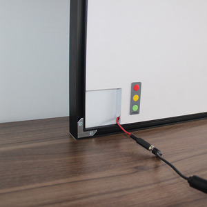 CHEETIE CP37L <span class=keywords><strong>Orologio</strong></span> <span class=keywords><strong>da</strong></span> Parete a Parole Italiane con Testo a LED e Quadrante Quadrato di Grandi Dimensioni per Soggiorno - Product Image 6