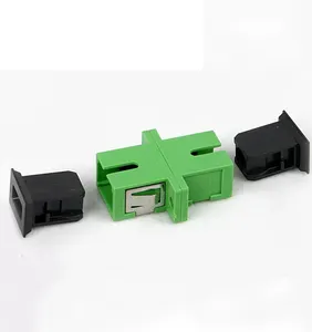 Optical fiber adapter sc male to lc femela connector sc apc simplex duplex fiber flange fiber couple