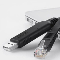 Cantell USB 2,0 a Rj45 Cable de consola de puerto serie Rollover para RED