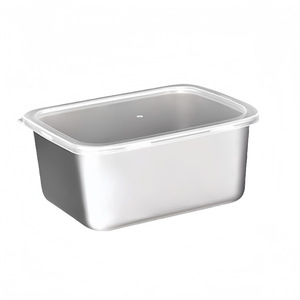 Contenedor de Almacenamiento de Alimentos de Acero Inoxidable 316, Cuadrado, Sellado, con Tapa, para Refrigerador y Uso en Campamentos - Product Image 1