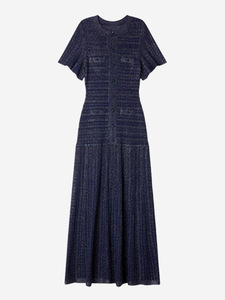 Abiti Casual con Maniche a Bolla Scintillanti e Collo Tondo, Nuovi Modelli Francesi di Alta Qualità con Ricami Traforati, Collezione Ramadan 2026, Disponibili in Sette Colori - Product Image 4