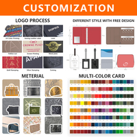 Dompet Lipat Pria Desainer Merk Ternama, Dompet Kartu Bisnis, Dompet Mewah, Gantungan Kunci, Pulpen, Set Pria