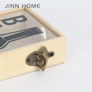 Sáng tạo thân thiện với môi công cụ nhà bếp + Lưu trữ bằng gỗ hộp Rượu Vang nắp chai rượu vang giá thực phẩm nhà phòng khách - Product Image 3