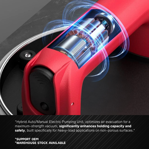 511401 Heavy-Duty Buna-N Pad <span class=keywords><strong>Glass</strong></span> & Tile Lifter com alça de liberação rápida e Carry Box | Ventosa a vácuo de alumínio 150 kg - Product Image 5