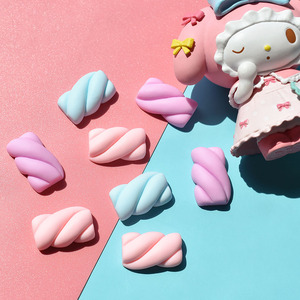 Nouvelles pinces à cheveux en résine imitation barbe à papa, mignonnes et créatives, pour accessoires de coiffure DIY - Product Image 6