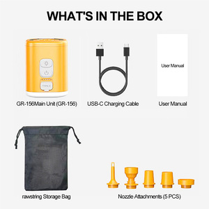 <span class=keywords><strong>Pompe</strong></span> à air portable <span class=keywords><strong>pour</strong></span> articles gonflables avec batterie et lampe de camping, <span class=keywords><strong>mini</strong></span> équipement de camping électrique de poche <span class=keywords><strong>pour</strong></span> <span class=keywords><strong>matelas</strong></span> pneumatique - Product Image 6