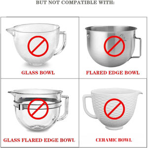 Accessoires pour mélangeurs Kitchenaid, couvercle anti-éclaboussures pour robot culinaire, 5,5 à 8 QT, couvercle anti-éclaboussures relevable - Product Image 6