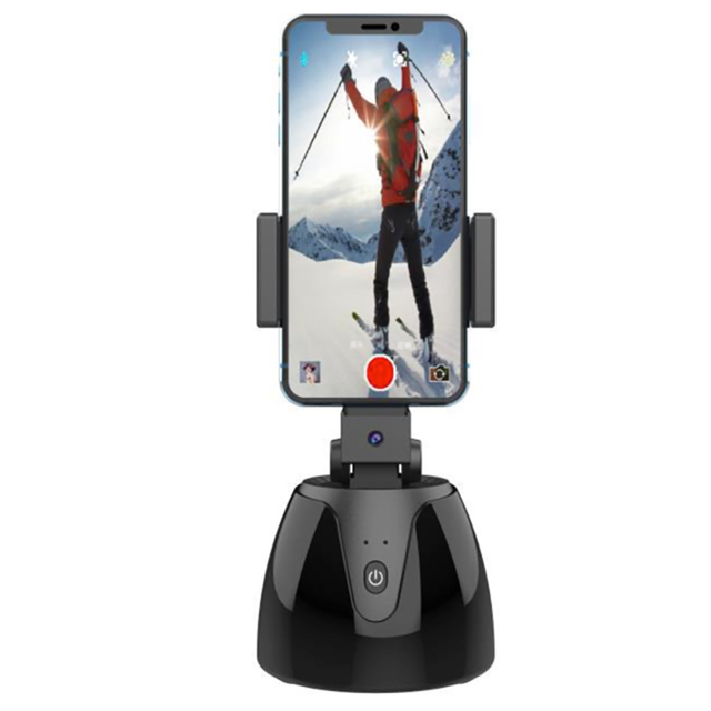 360 Rotation Auto FaceTracking Holder Live Broadcast Streaming Smart Shooting Men Selfie Camera Phone Mount