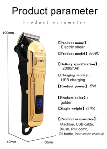 Máy Cắt Tóc Không Dây Chuyên Nghiệp MRY Men, Cầm Tay, Đa Chức Năng, Sạc Điện - Product Image 4