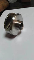 Pince à support rond en verre en acier inoxydable, de 10mm, 1 pièce