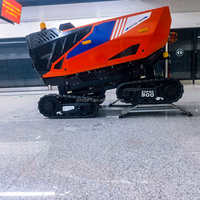 Robot de drainage hydraulique mobile tout-terrain à tête haute pour le contrôle des inondations et le sauvetage en cas de submergissement