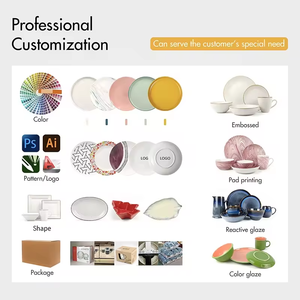 Platos de cerámica OEM y ODM Tamaños y formas personalizados Platos de cena de alta calidad Platos de fruta Duraderos - Product Image 6