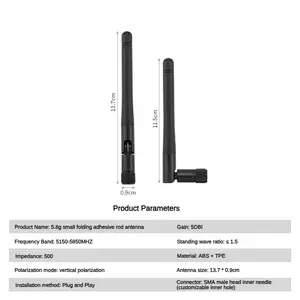 Gain personnalisable 2400-2500mhz gsm répéteur antenne mobile extérieure omni directionnelle wifi antenne extérieure 2.4ghz