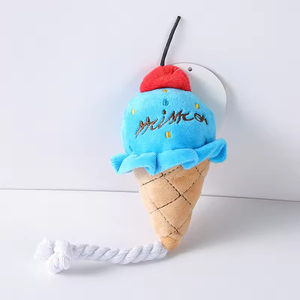 Kinghon Jouet interactif en peluche pour chien, en forme de crème glacée, qui couine, pour anniversaire, jouet à mâcher pour chien, vente en gros - Product Image 6