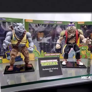Figura de Acción de PVC de Alta Calidad NECA 2017SDCC Edición Limitada, Set de Cabeza de Tortuga y Cara de Cerdo, Color Modelo - Product Image 1