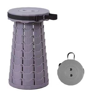 Tabouret pliable télescopique en plastique portable pour le camping, la pêche et le jardin - Product Image 3
