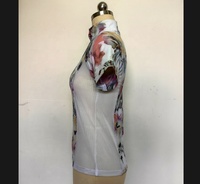 Vêtements équestres imprimés personnalisés couche de base doux tissu extensible dans les 4 sens chemises équestres