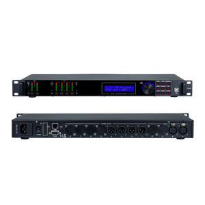 Procesador de audio DSP EIF Wholesale LA204 2 entradas/4 salidas, procesador de señal de audio digital multifunción para escenarios, KTV y conferencias - Product Image 1