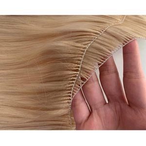 Extensiones de Cabello Humano con Trama de Pluma al por Mayor, 100% Cabello Humano Virgen, de 10 a 34 Pulgadas de Largo, Trama Ligera de 100g - Product Image 1