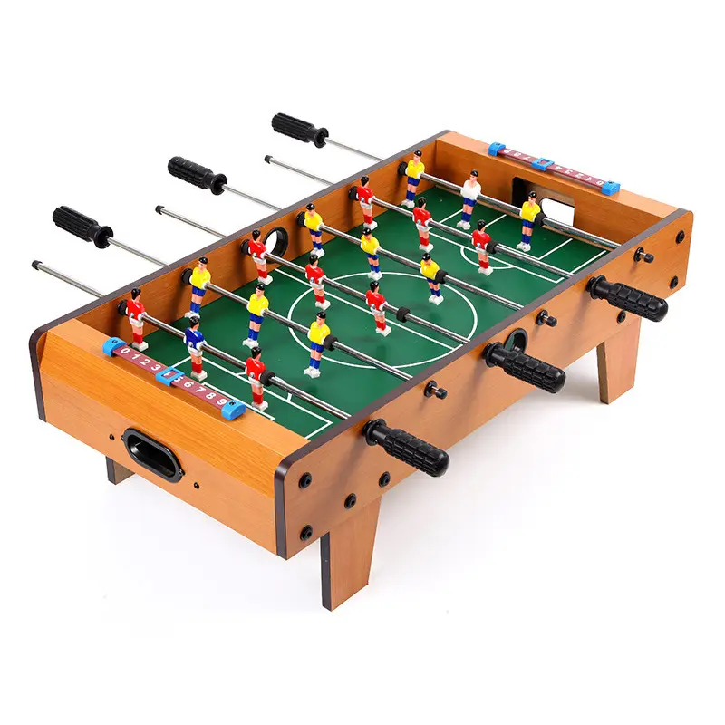 Eco Soccer Table Game Bebê Crianças Jogo De Mesa De Futebol De Madeira com Pernas Incluindo ABS 27 Inch Tabletop 6 Grip Unisex 6 Hastes De Aço