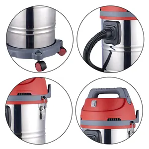 JIENUO aspirapolvere secco umido 1400W 30 litri di rame 100% professionale tappeto aspirapolvere JN502-30L