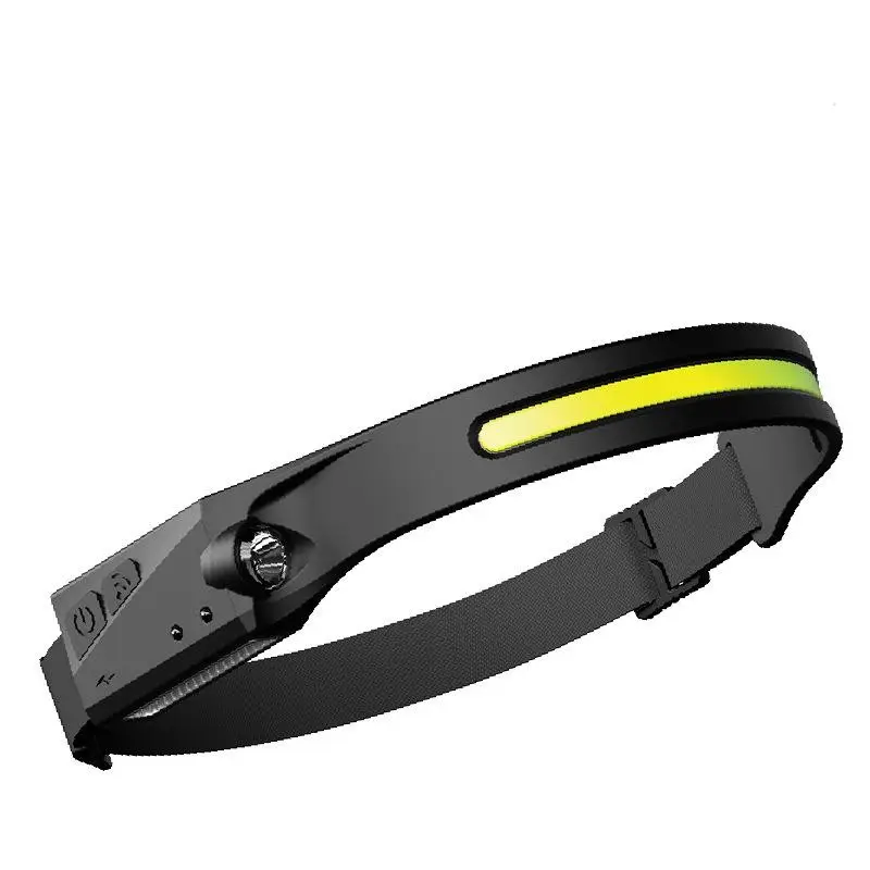 Outdoor camping Portable rechargeable headlamp works with waterproof sensor the LED headlamp